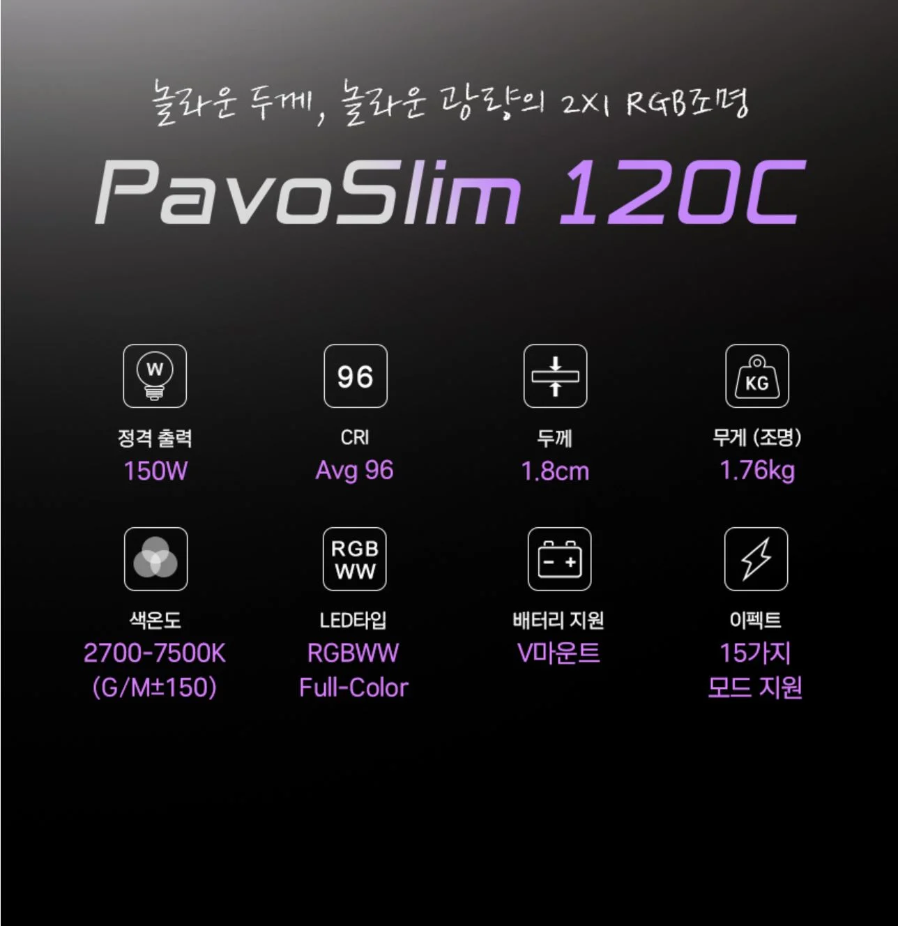난라이트 파보슬림 120C