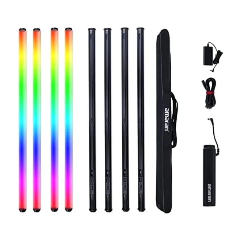 아마란 T4C RGB LED 튜브 라이트 4구 SET
