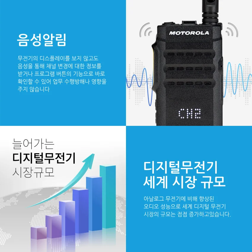모토로라 SL1M 무전기 10ea SET