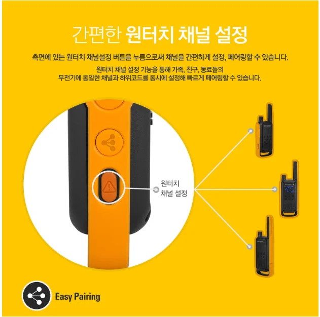 모토로라 T82EX 무전기 4ea SET
